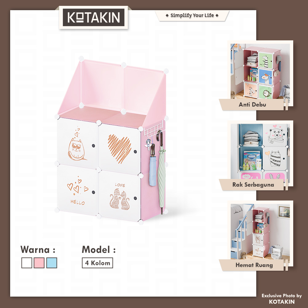 Rak Penyimpanan Buku Anak